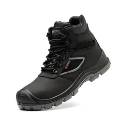 Construction Lightweight Steel Toe Work Shoes  Safety Man Industrial  Safety Shoes Leather Safety Boot   Caterpillarboots
