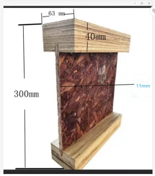 I Joister LVL напольное покрытие 11 7/8 деревянная балка веб-конструкция i-joist для напольного покрытия usge