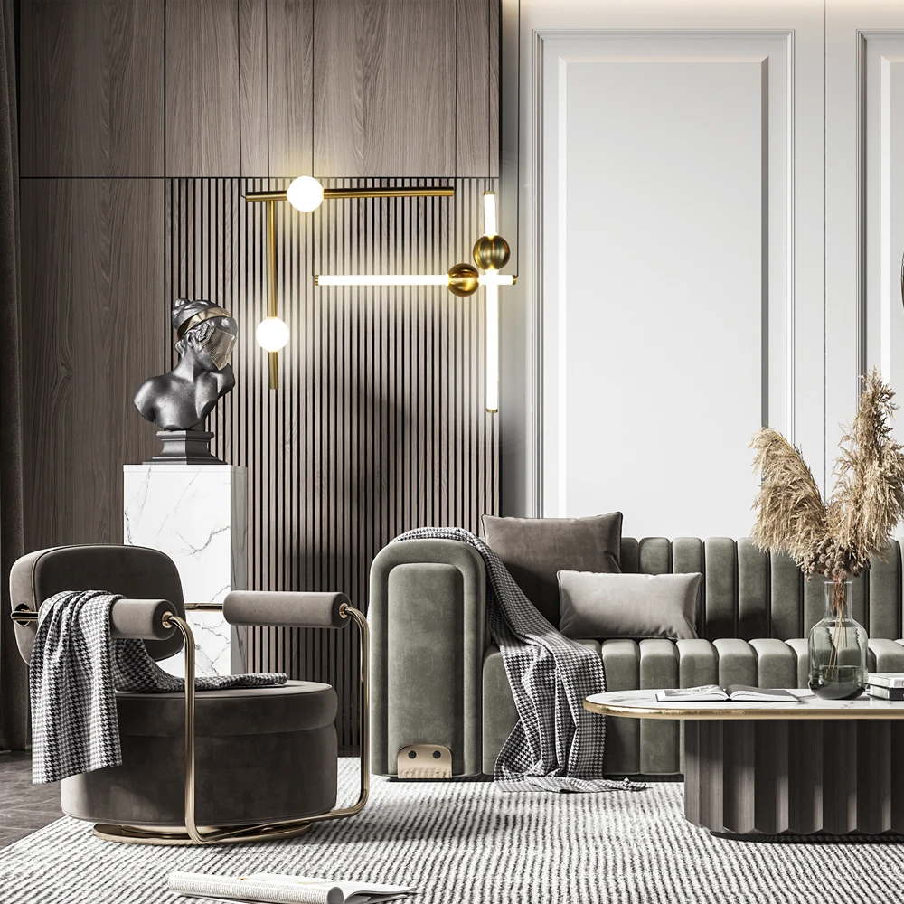 
Zhongshan Post Modern Home Decor Glass Tube Vertical Level Hanging LED Chandelier Pendant Light for Hotel Showroom 