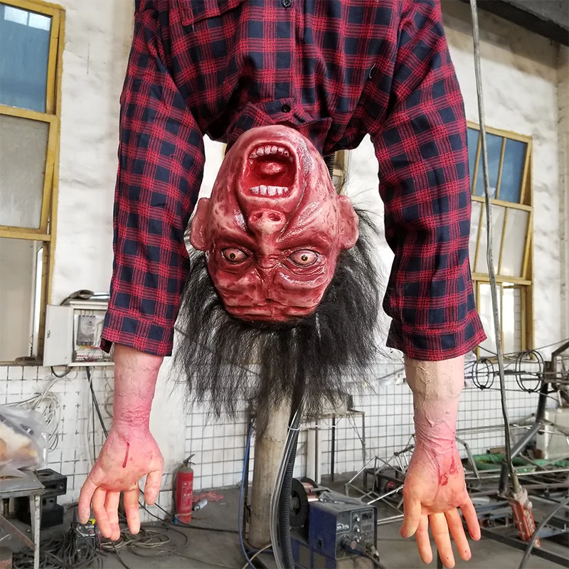 New Product Customizable Best Craftsmanship Pneumatic Roaring Ghost Model for Halloween Events DINOSKY