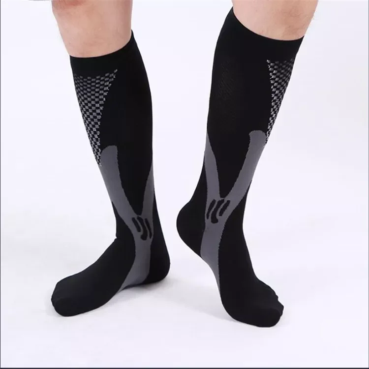 Wholesale Factory Price Anti Fatigue Customize Socks Ankle Support Sleeve Fasciitis high Compression socks