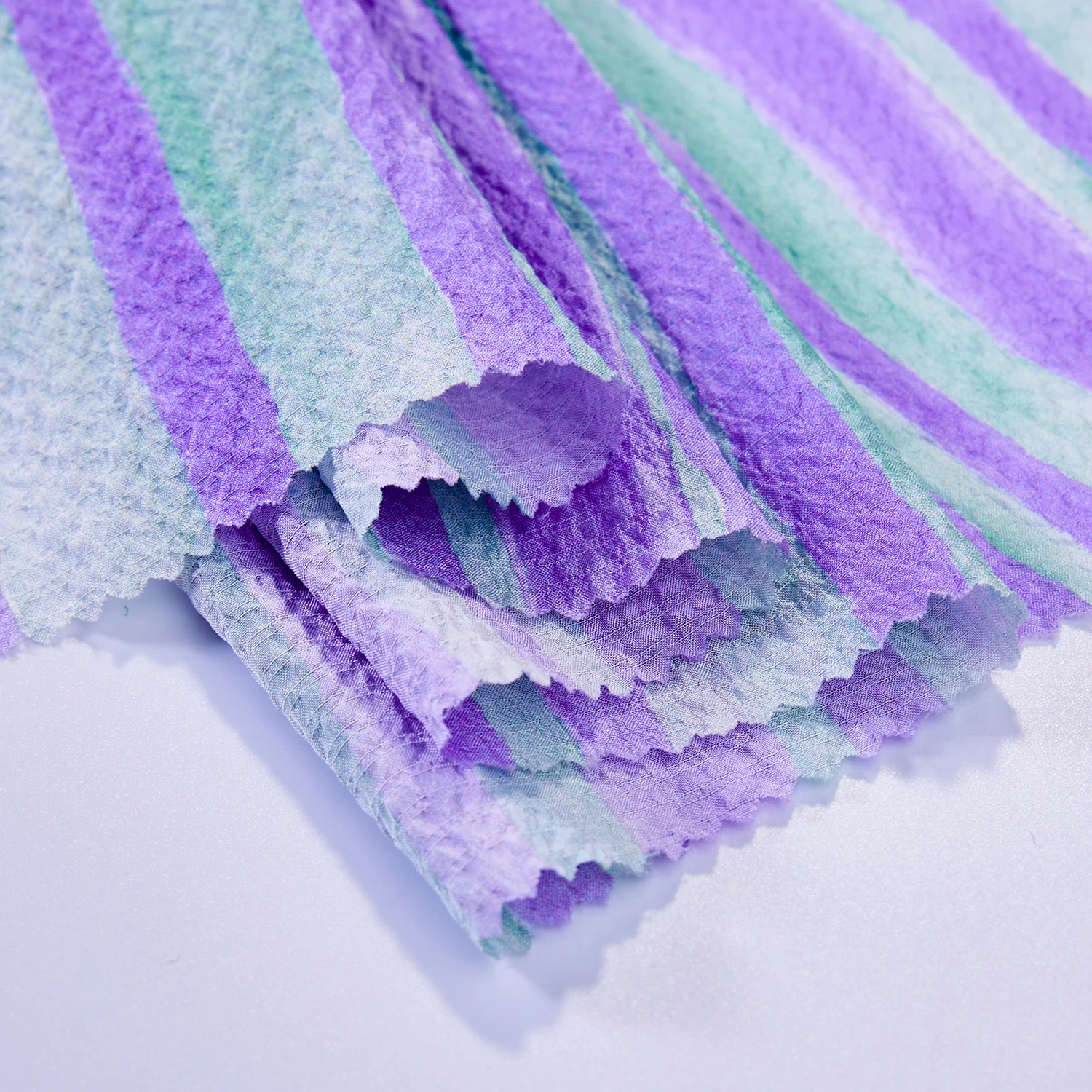 Hot selling Lightweight 6A silk viscose striped natural skin care fabric dyed digital printing for ladies garment dresses