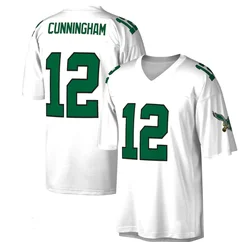 Оптовая продажа, дешевая майка американского футбола со сшитыми краями, Филадельфия 12, случайная клетка 92, белая