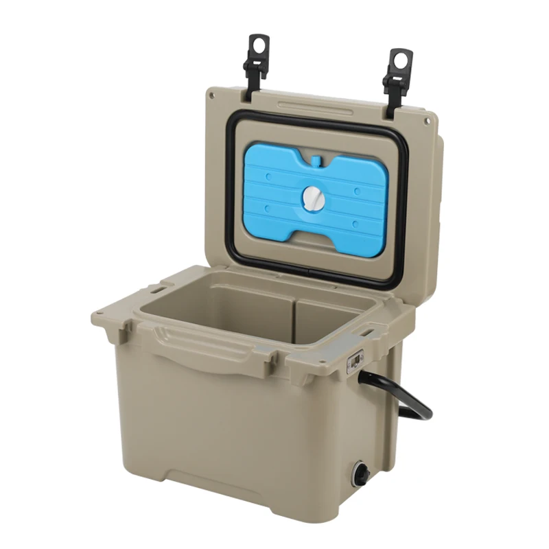 17qt Constant temp long lasting personal cooler and warmer portable cooler box with handle for lunch drinks fruits milk