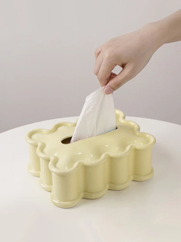 2023 Wholesale New Fashion Nordic Baby Tissue Box Solhui  Luxury Decoration Home Living Room Tissue Boxes Napkin