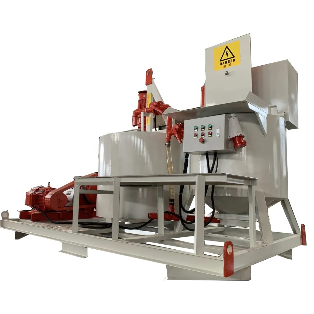 FAE CMSC500/1000E Jet Grouting Mixer and Agitator Electric Pumps and Automatic Mixer All in One Container Fill Voids and Joints Valved Pump