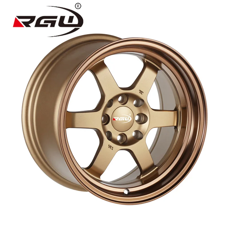 6082 Bronze Rodas Aro R 17 5x114.3 4 Huecos Holes Lugs Rines 17 Inch Alloy Rims With 4 Holes
