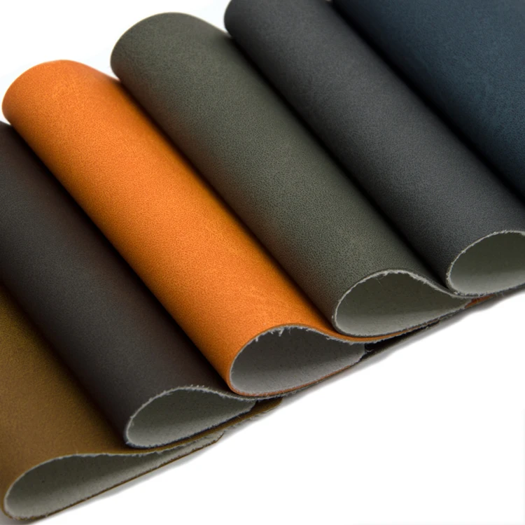 High quality texture regenerated artificial leather PU Recycled synthetic sofa leather for Sofa Car Seat and Furniture