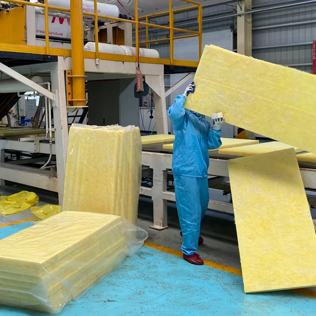 50mm air Duct Heat and Cool Preservation Aluminum Foil Backed Fiberglass Wool Board Panel