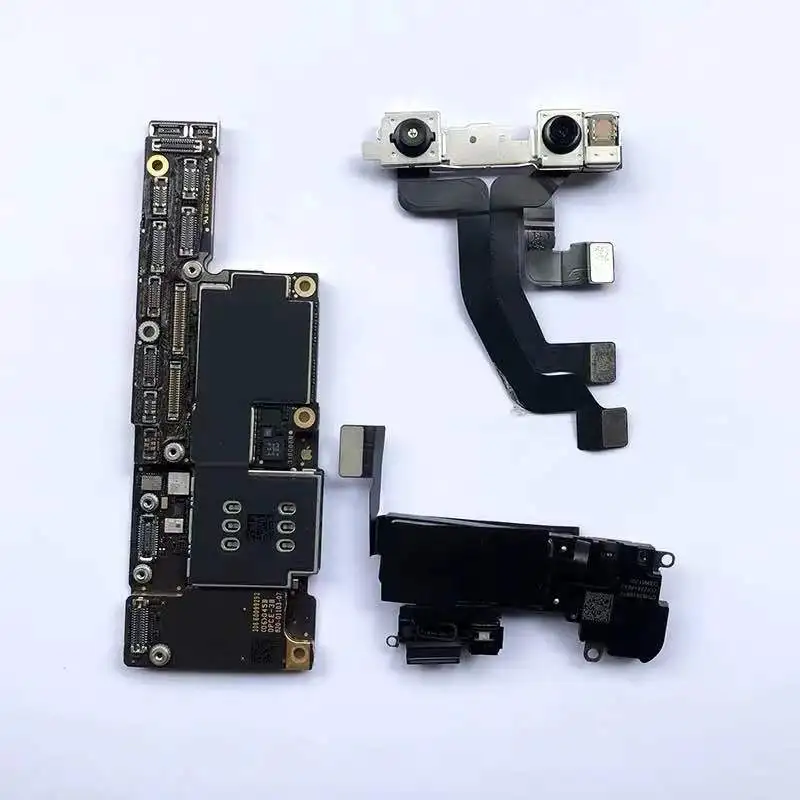 Материнская плата для iphone X 64 ГБ/256 ГБ с распознаванием лица/без распознавания лица бесплатный iCloud x материнская системой IOS