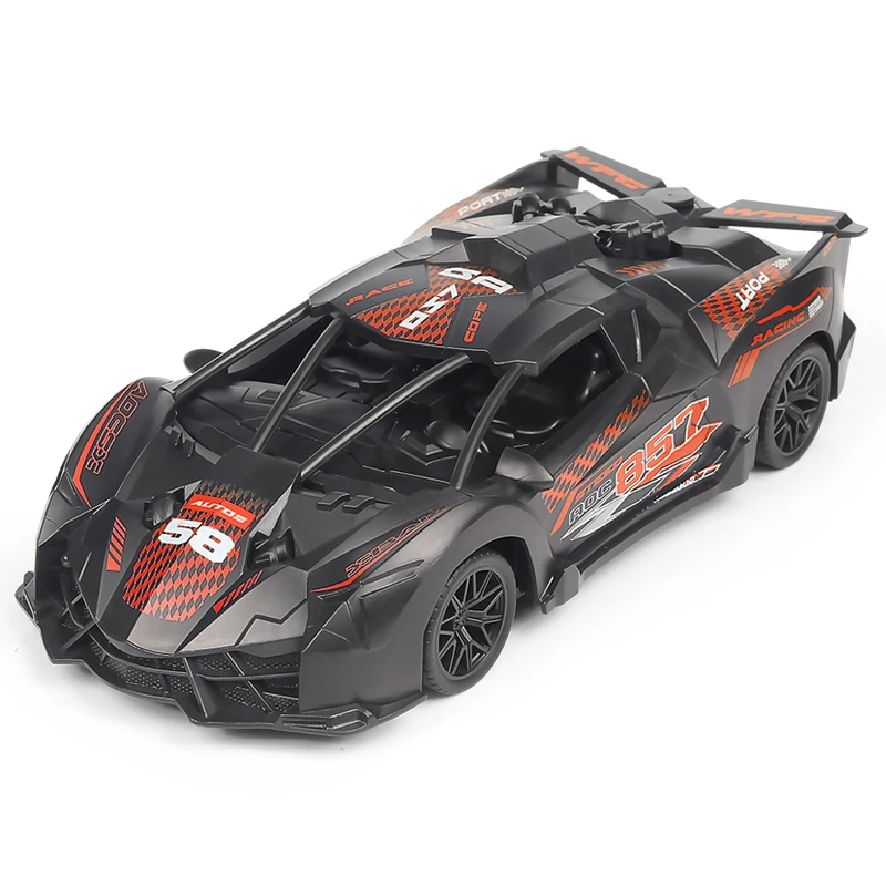 Wholesale cheap spray RC car high speed light spray toy remote control car