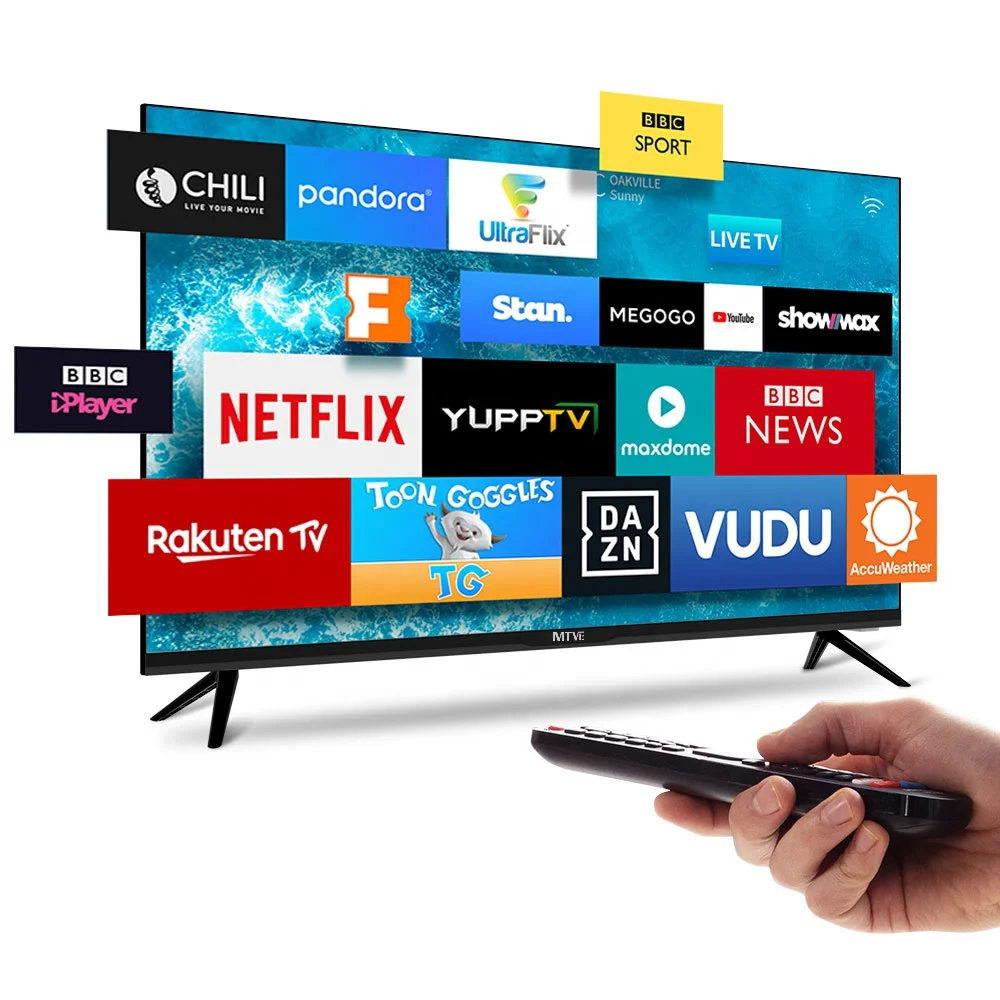 4K Android TV Flat Screen LED LCD OLED QLED Hot 32 40 42 50 65 75 Inch Smart TV Television For Sale