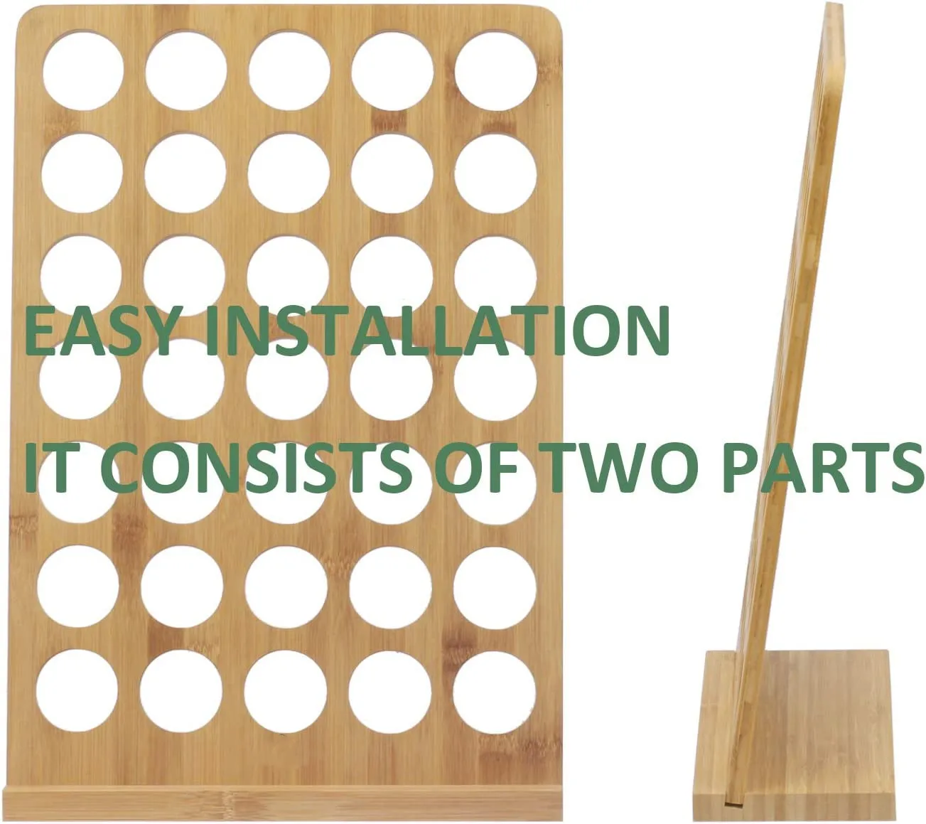 Modern Style Hot Sale Nespresso Capsule Holder Bamboo Cactus Coffee Pod Stand Organized Storage Box OEM ODM Design