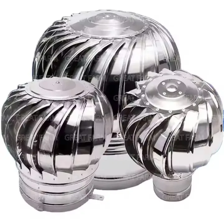 Roof Turbo Fan Exhaustor Wind Turbine For Warehouse With Base Plate 500mm Roof Exhaust Fan For Farm