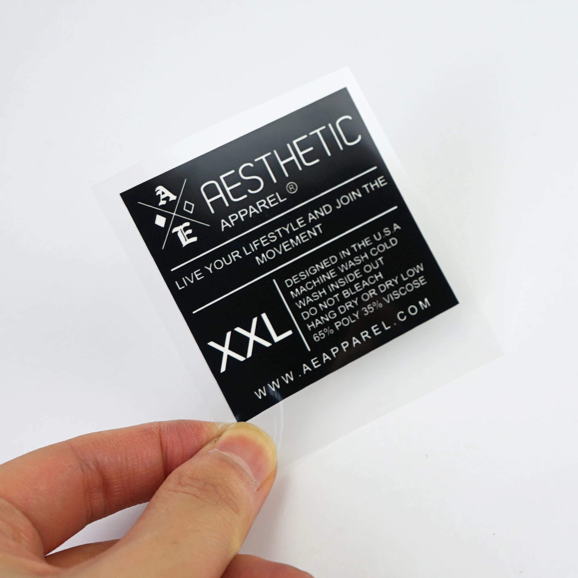 Custom 3m reflective heat transfer vinyl sticker for clothing