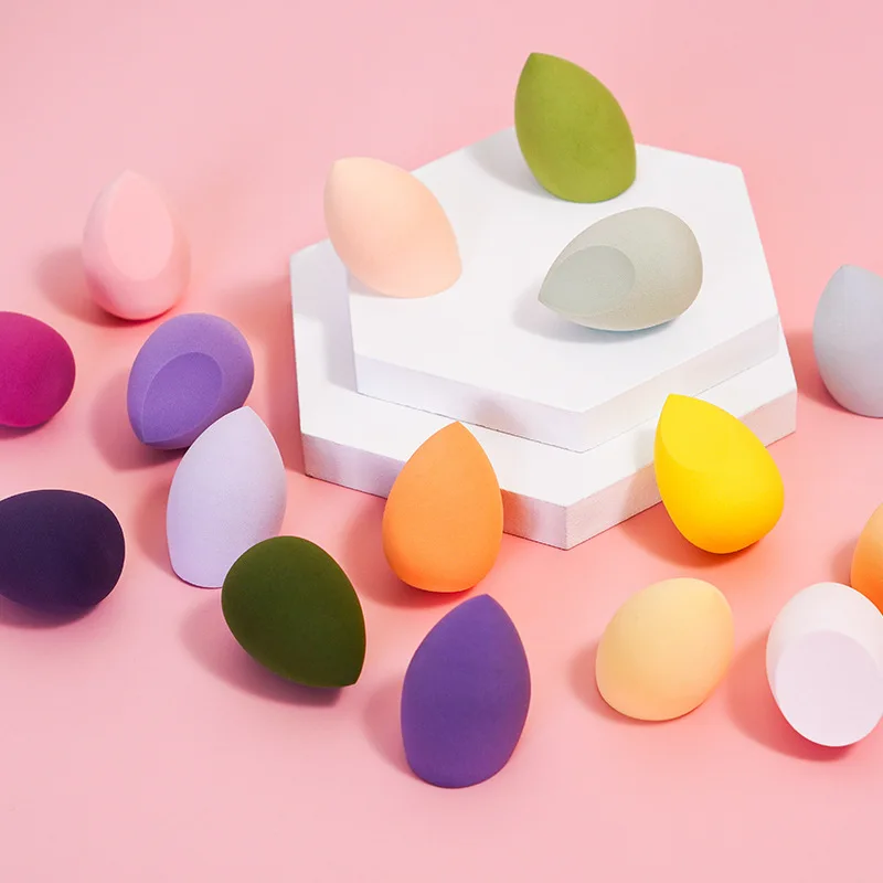 Multi-Color Makeup Sponge Wholesale Custom Logo Latex-Free Beauty Makeup Blender Foundation Sponge