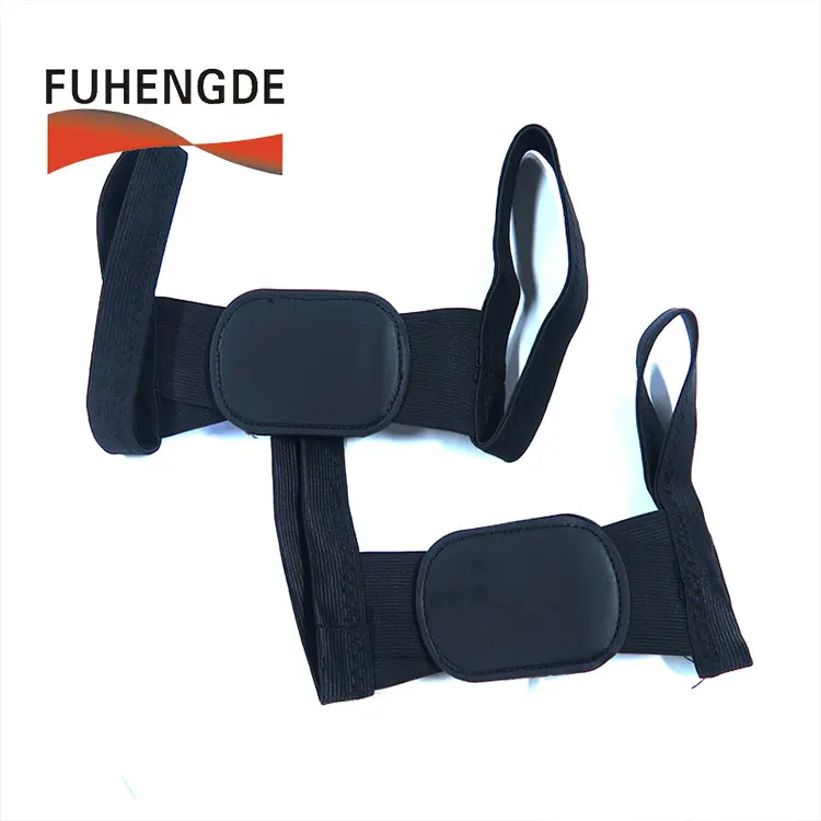 Latest Design Portable High Elasticity Posture Corrector Back Brace Strap In White Black