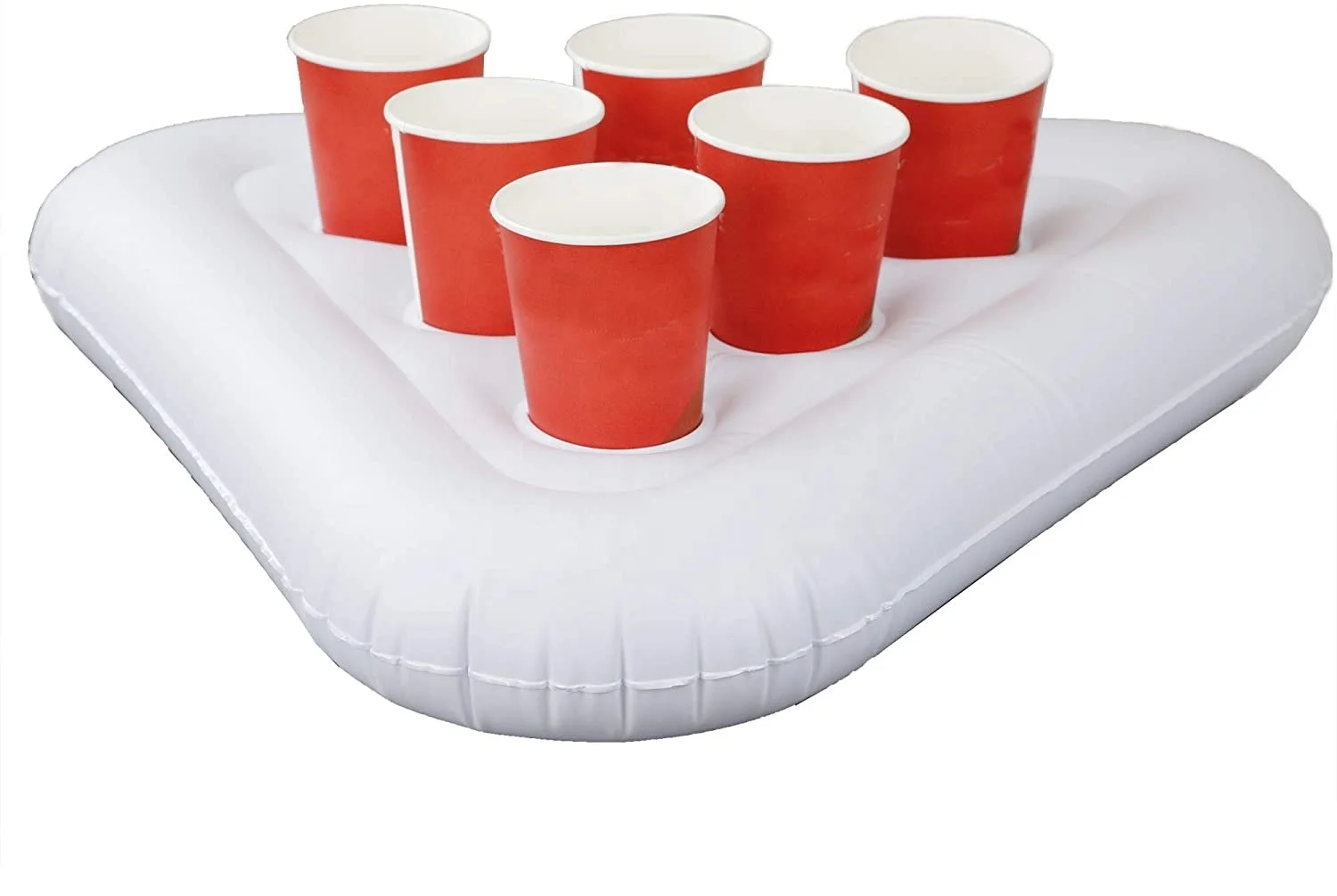 2-Pack Inflatable Beer Pong Floats Set Pool Party Beer Pong Game With Cups and balls