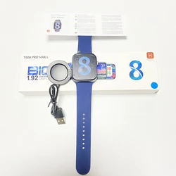 2022 Wholesale Smartwatch t900 pro max L serie 8 Waterproof Full Touch Bt Call Sport Heart Rate Monitor t900 pro max l