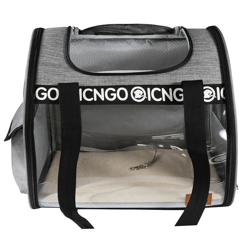 Portable Pet bag Double Shoulder Backpack Space Bag Carriers With Pocket for Dog