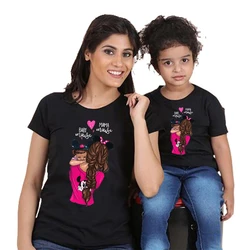 Mother Daughter Clothes Mom Baby Family Look Parent-child Matching Outfit Summer Wear Family Pack T-shirt