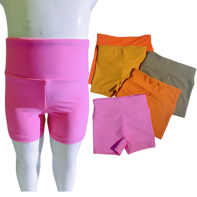 High Waisted Girls Athletic Shorts Quick Dry Dancing Running Shorts for Kids Teen Girls Active Sports Track Sport Yoga Shorts