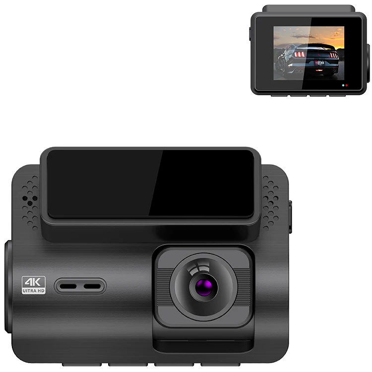OEM SONY IMX415 High Definition 3840x2160p 4k Dash Camera With GPS External APP Control Car DVR