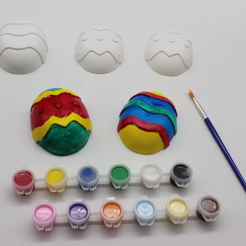 DIY animal shape figurine set gypsum model coloring graffiti toys painting kits for kids