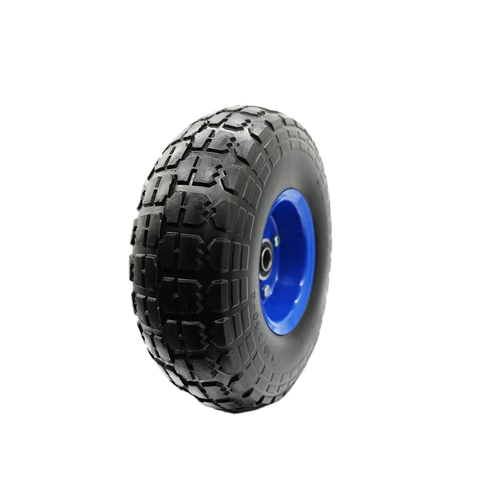 3,00-4 3,50-4 4,00-6 сверхмощная тачка тележка устойчивая к прокалыванию шина колесо из полиуретановой пены шина плоская свободная шина