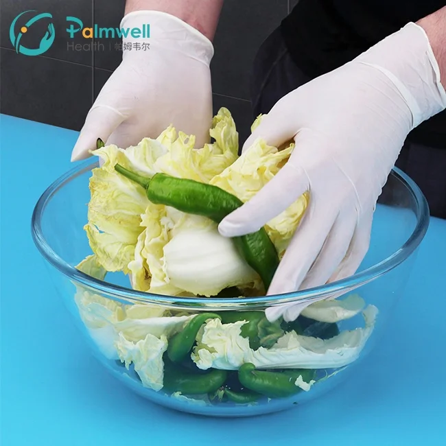 white medical gloves medical finger nitrile exam gloves disposable  ce/ukca approved