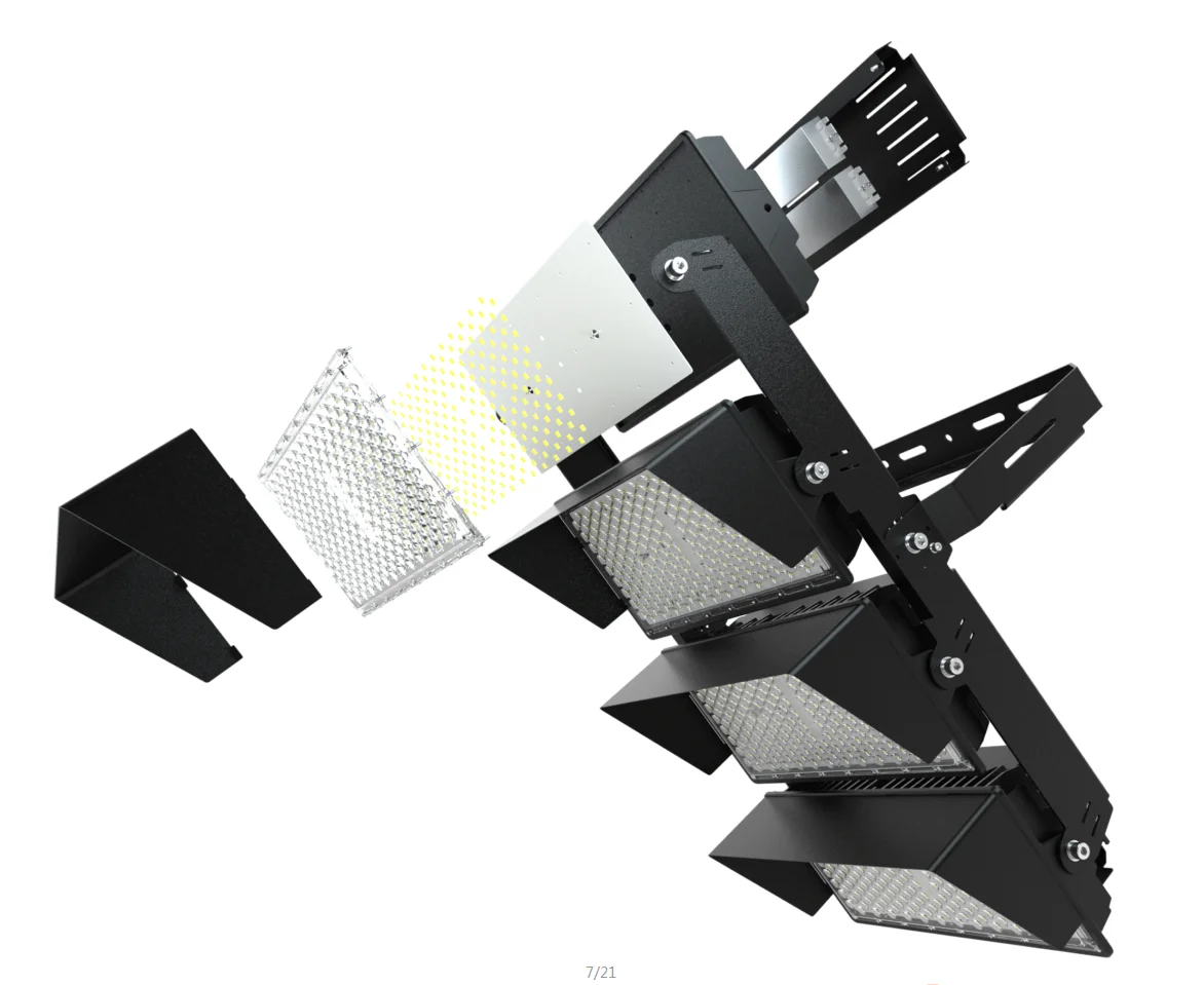 Hot Selling 500W Stadium Lighting Lens 30 Degree 5050/3030 Sport Light Lens