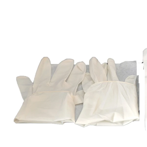 
Disposable Single-use medical powder surgical latex rubber examination gloves 