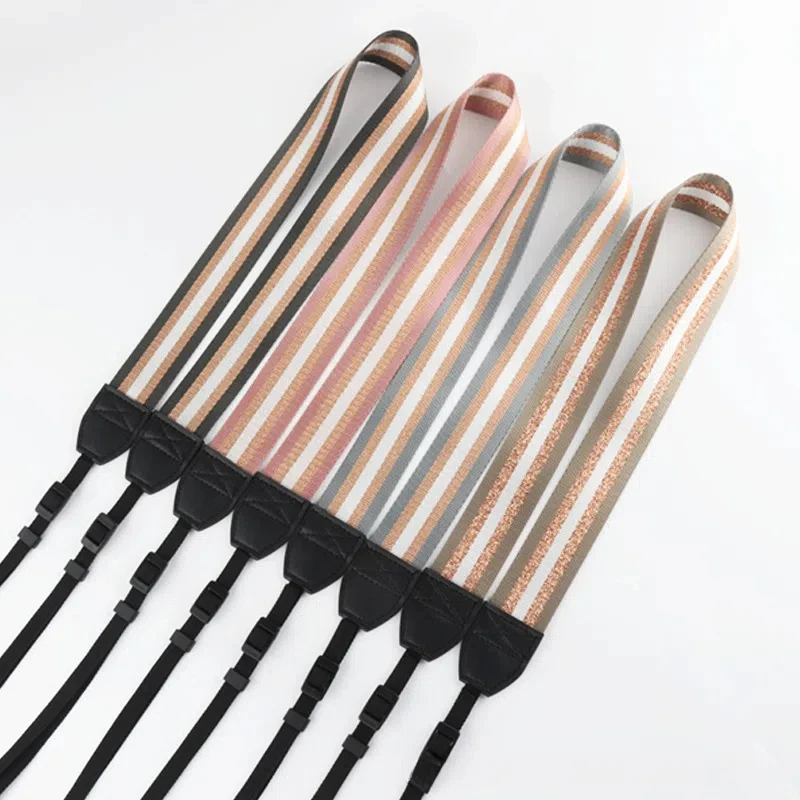 Universal Adjustable Camera Strap Shoulder Neck Strap Polyester Camera Belt For Nikon Canon DSLR Cameras Strap Accessories Part