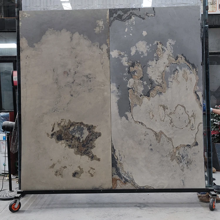 Wholesale flexible luxury stone slabs translucent ultra thin stone veneer lightweight stone veneer