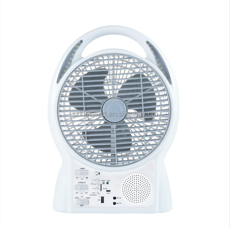 3 in 1 110v 10inch 12inch 1a DC 40w 6' Solar Attic Rechargeable Telescopic LED Light Electirc Solar Power Table Fan