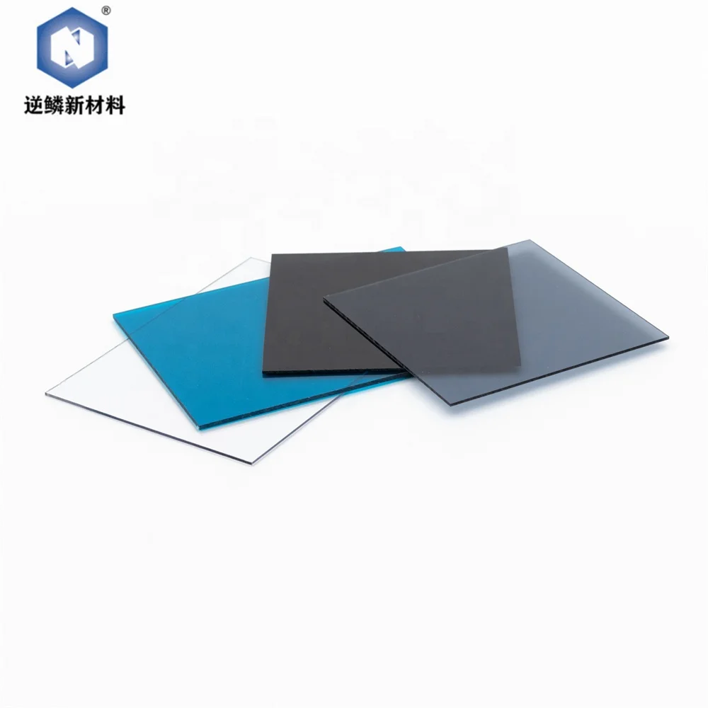 antistatic 1mm pvc anti-multas uv transparent sun sheet hollow amas fireproof polycarbonate for roofing