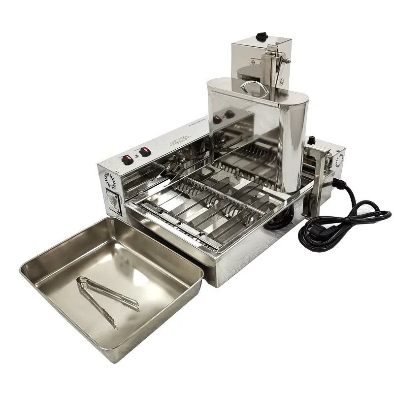 
LBD4 Commercial 4 rows mini donut machine automatic donut making machine 