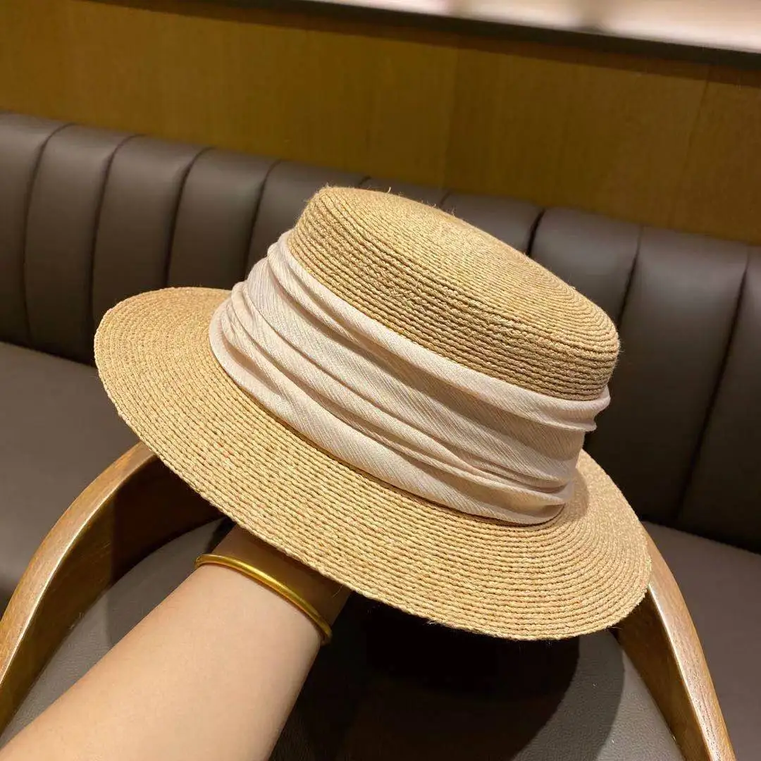 Straw Hat For Women Summer Season Sunscreen Travel Holiday Caps INS Fashion Hot Sell Beach Caps
