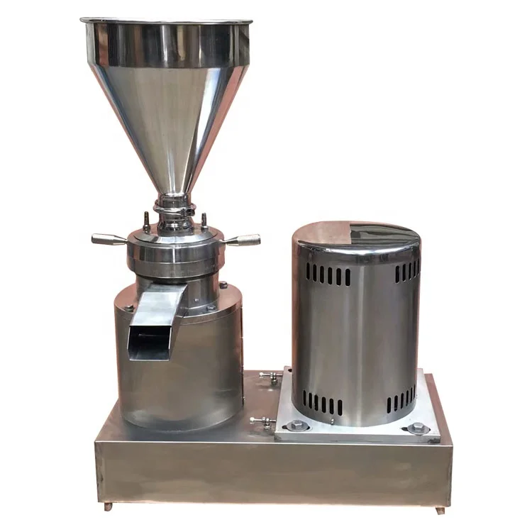 Bean sesame tahini making machine manufacturer colloid mill Food grade Cocoa processing machines