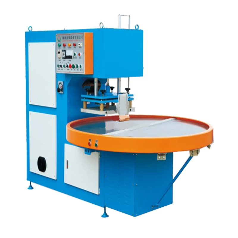 hot sell turntable High Frequency Industrial Blister Packing Machine 4 situations