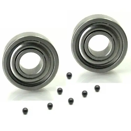 SMR104ZZ/C 4x10x4 Stainless Hybrid Ceramic Precision High Speed Brushless Motor Ball Bearing, Stainless with Si3N4 Ceramic Balls