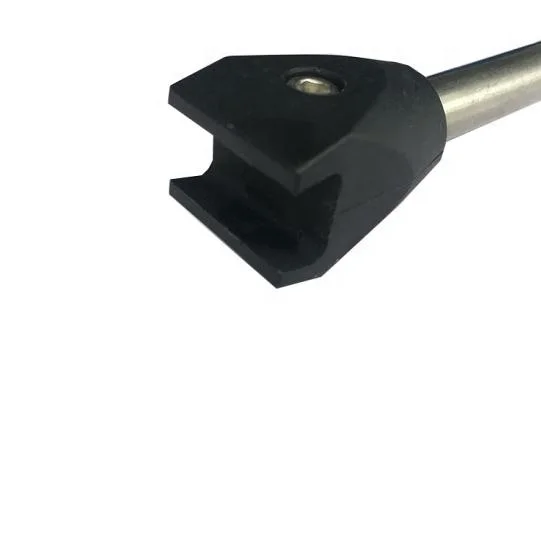 Cheap and fine plastic conveyor clamp black single guide rail clamp for square rods or round rods