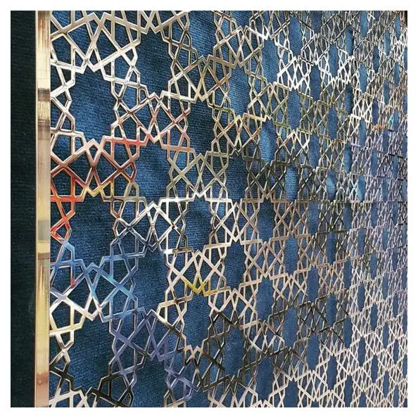 Metal Fit Out Projects Supplier Of 304 10mm Laser Cut Decorative Privacy Screens Stainless Steel 316 Sand Blasting Wall Divider