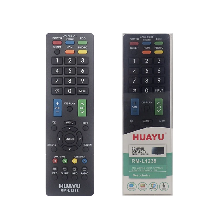 TV universal remote control RM-L1238  for SHARP LCD TV remote in factory price