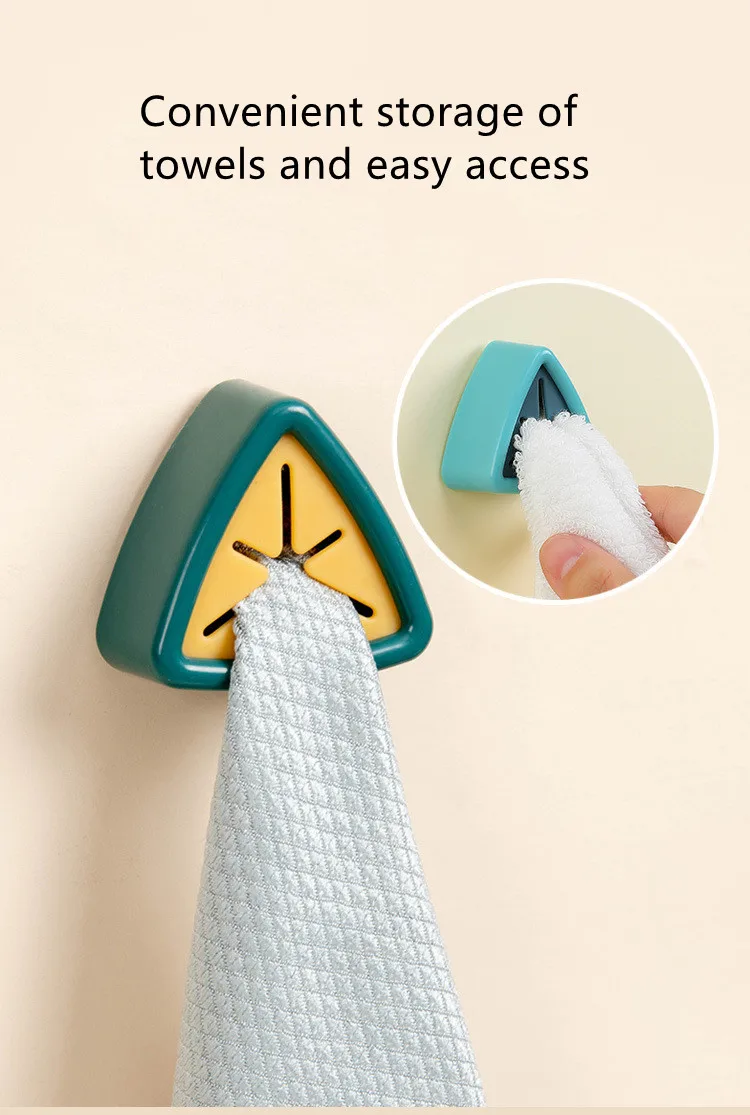 Creative Kitchen hook Kitchen Dishcloth Plug wall Towel clip hook