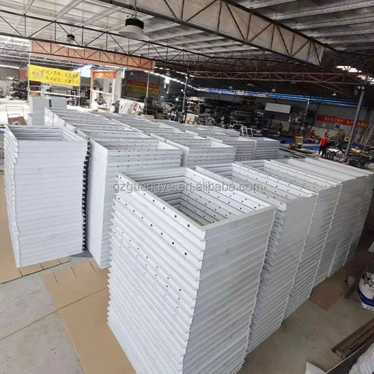 Jalousie Window Aluminum Frame Manual Tempered Glass Shutter Louver Window