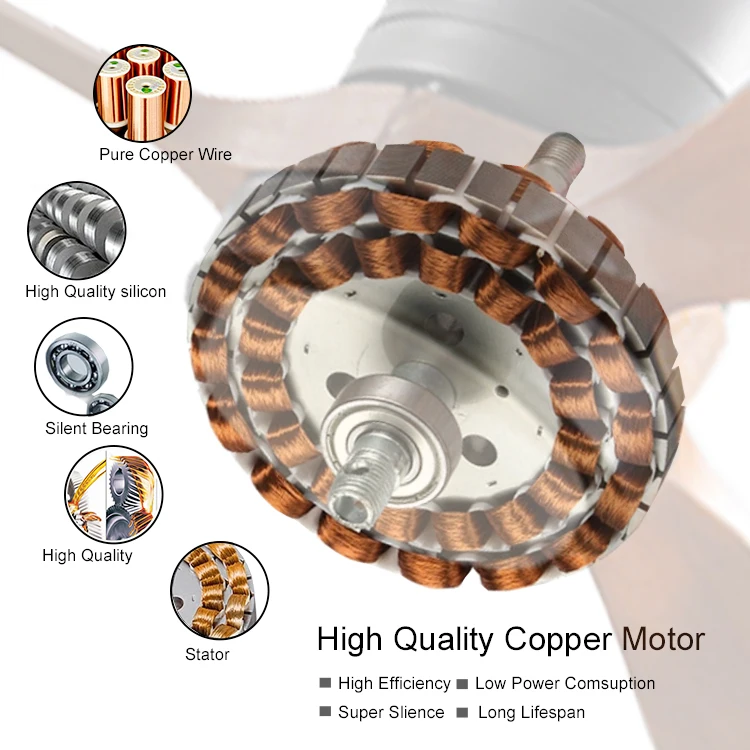 Wholesale 110V 220V  modern designer wooden blades ventiladores de techo ceiling fan specification ceiling fan with led light