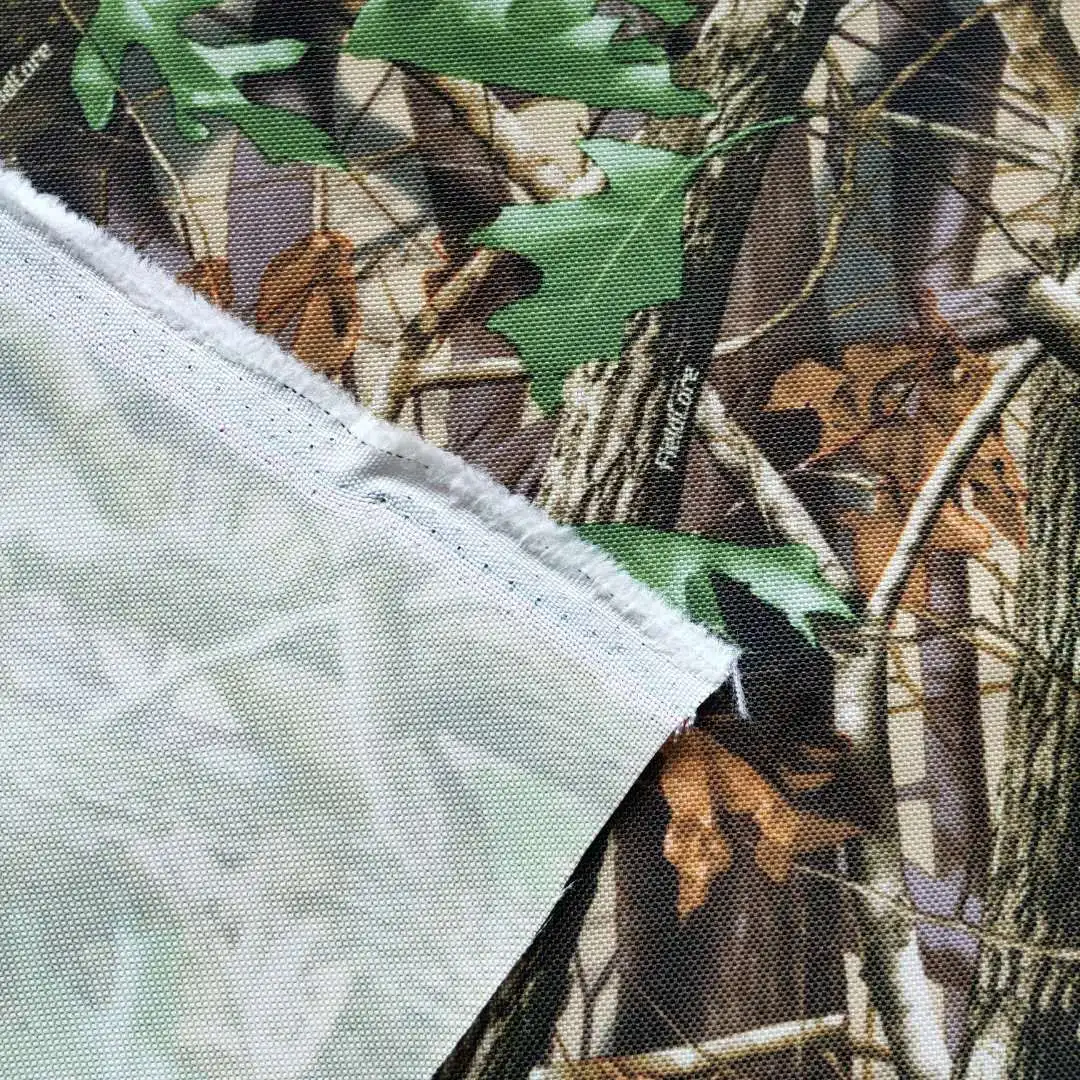 FR Real Tree Camo Military 900d Flame Retardant FR Nylon Polyester Oxford Cordura Fabric For Outdoor Beach Chair Tent