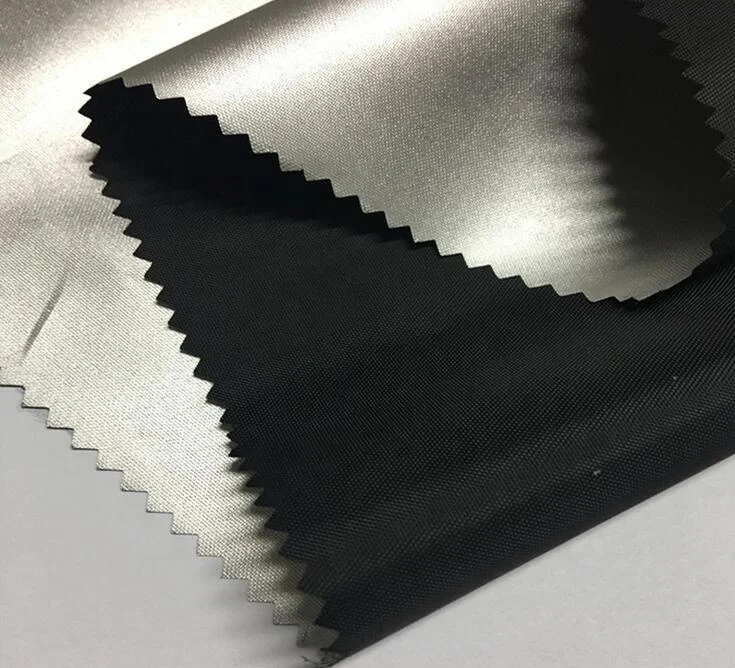 Manufacturers wholesale 100% polyester umbrella fabric silver coating