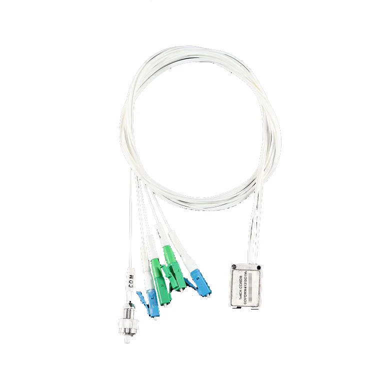 4 channels C32, C33, C34, C35 or ITU 100GHz 1.0 dB low IL ultra compact DWDM mux demux device